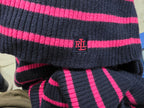 Sueter Ralph Lauren Mujer Extra Grande Rosa/negro Rayas