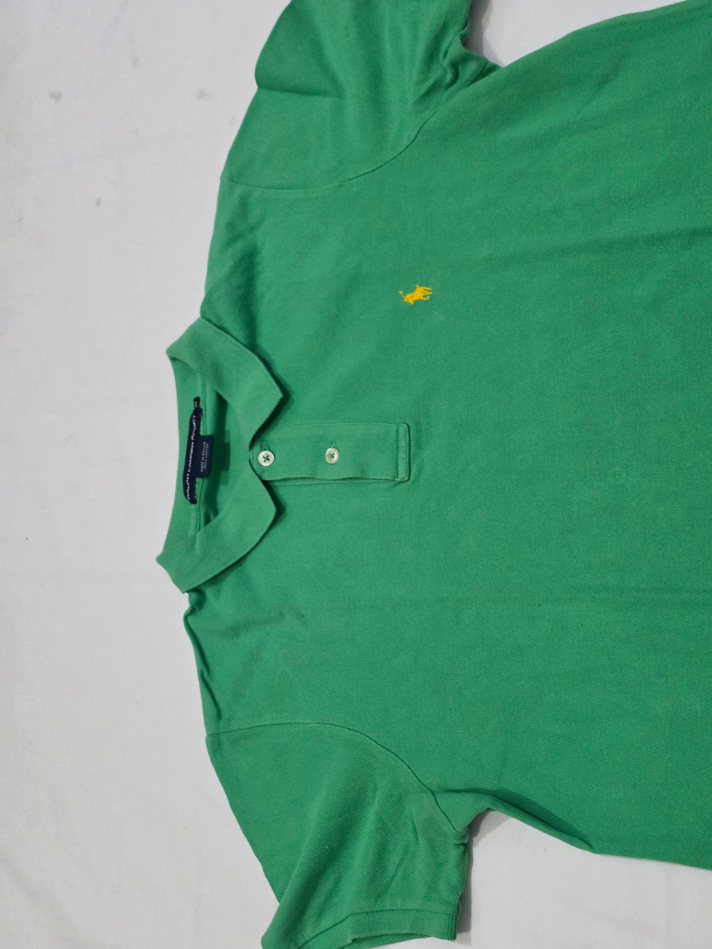 Vestido Ralph Lauren Mujer Extra Grande Verde Poni Amarillo