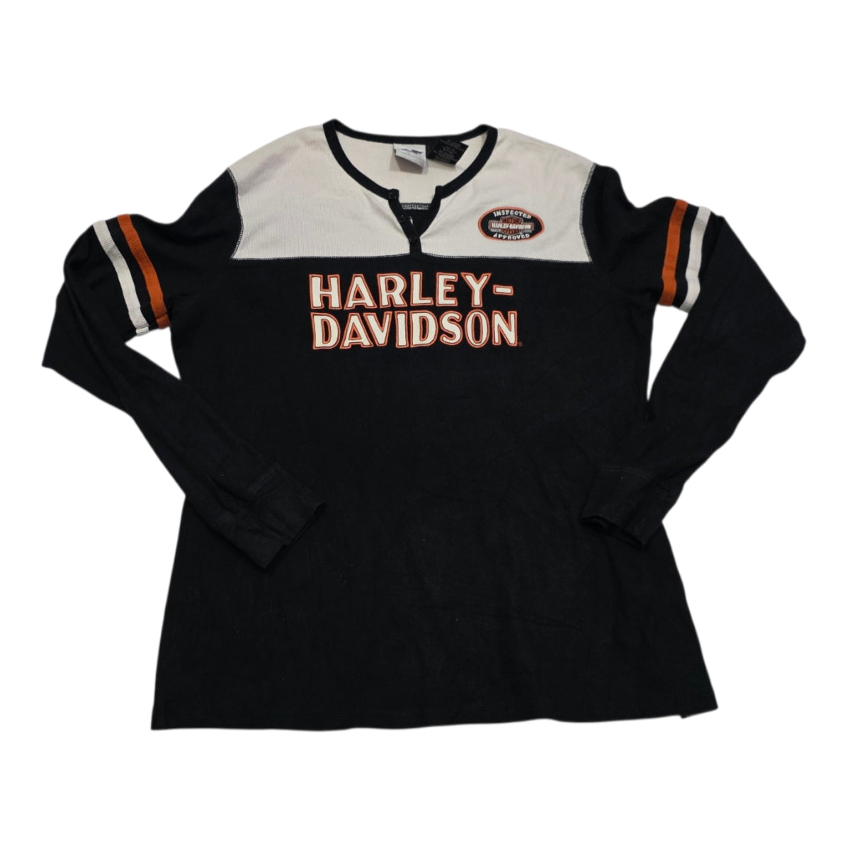 Playera Harley Davidson De Mujer Talla Extra Grande Negra