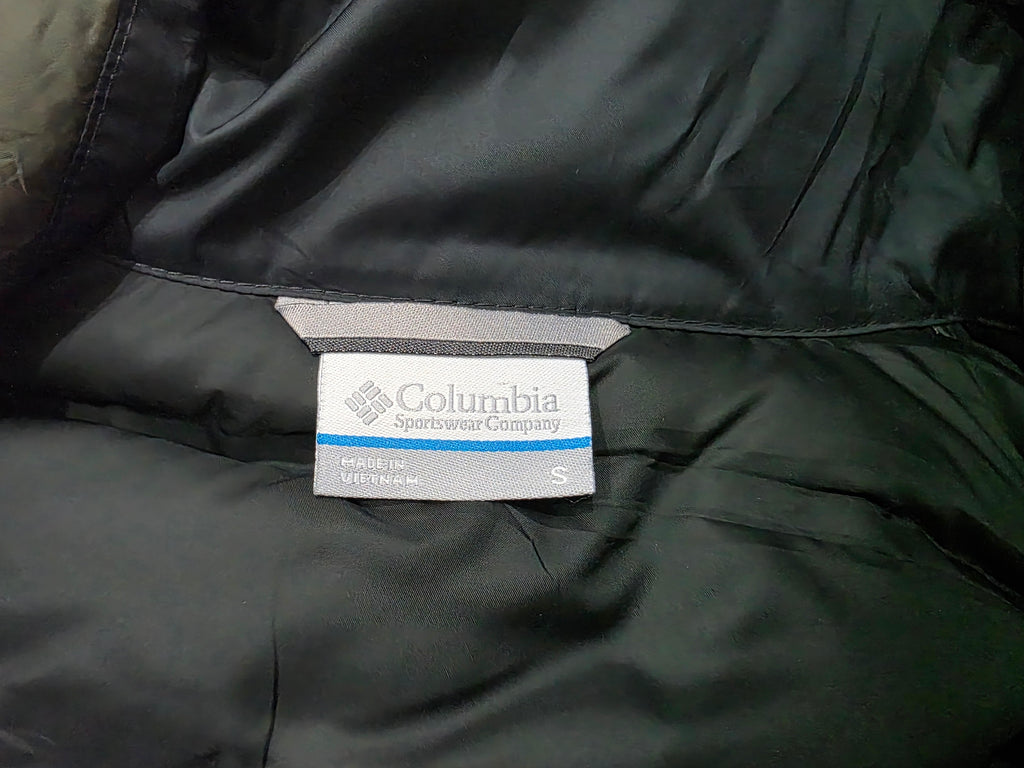 Chaleco Columbia De Pluma Color Verde Mujer Talla Chica