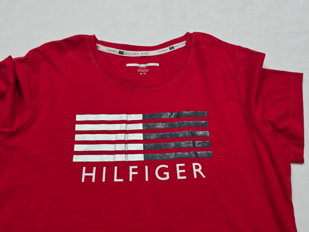 Playera Tommy Hilfiger Sport D Mujer Color Rojo Talla Chica