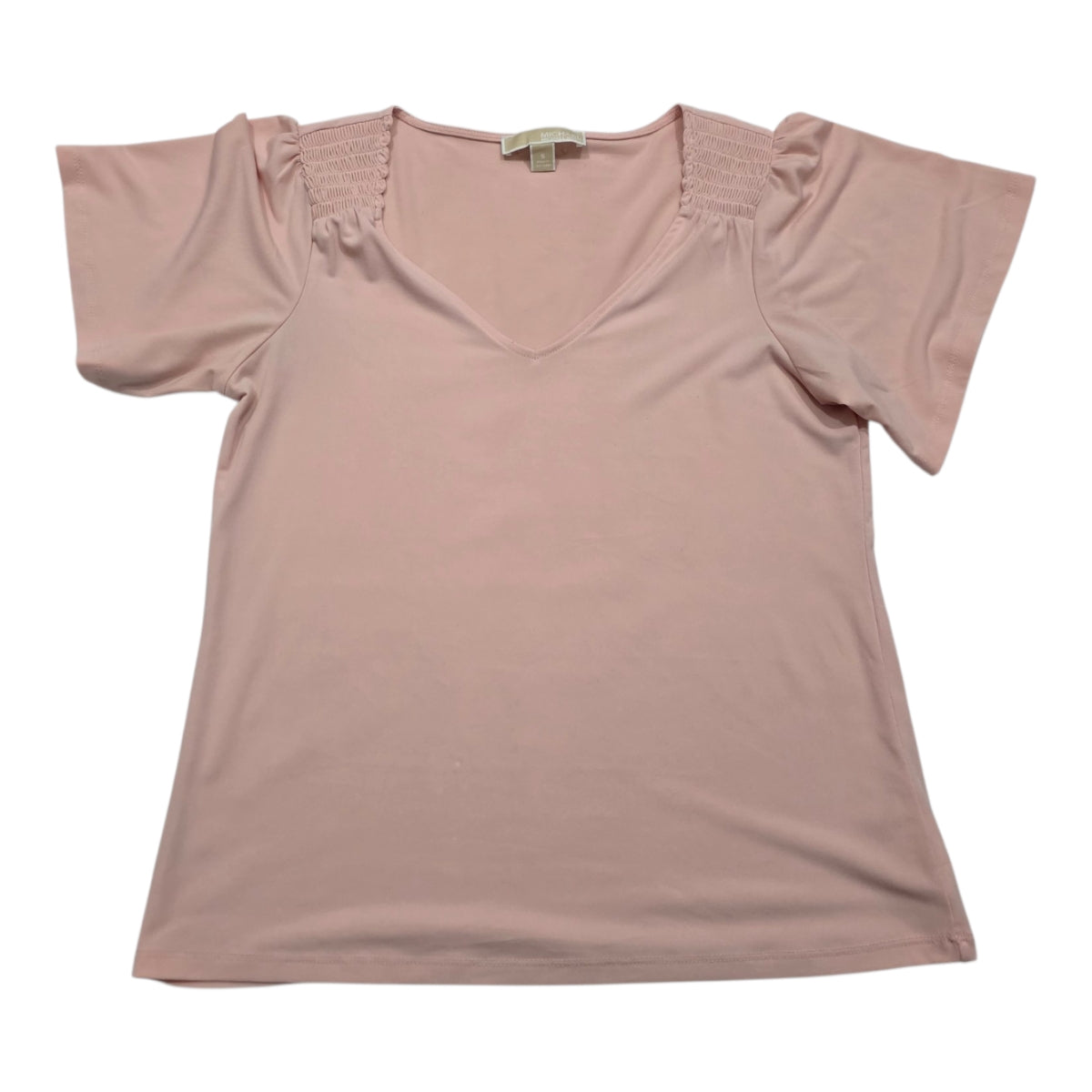 Blusa Michael Kors De Mujer Rosa Claro Manga Corta