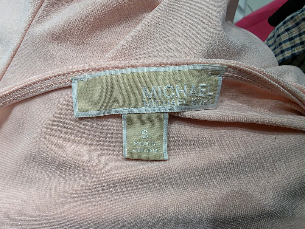 Blusa Michael Kors De Mujer Rosa Claro Manga Corta