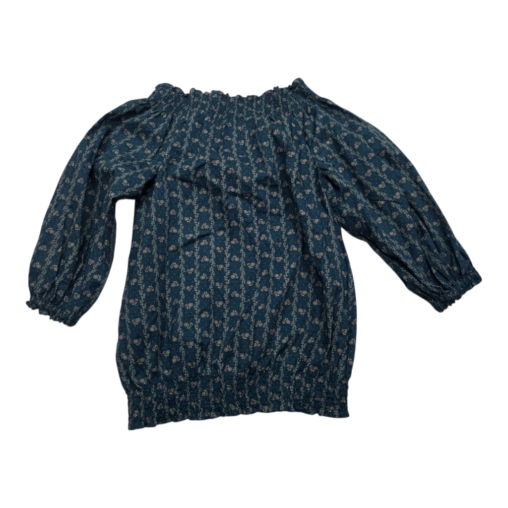 Blusa Campesina Ralph Laurenjeans Mujer Azulflores Cafechica