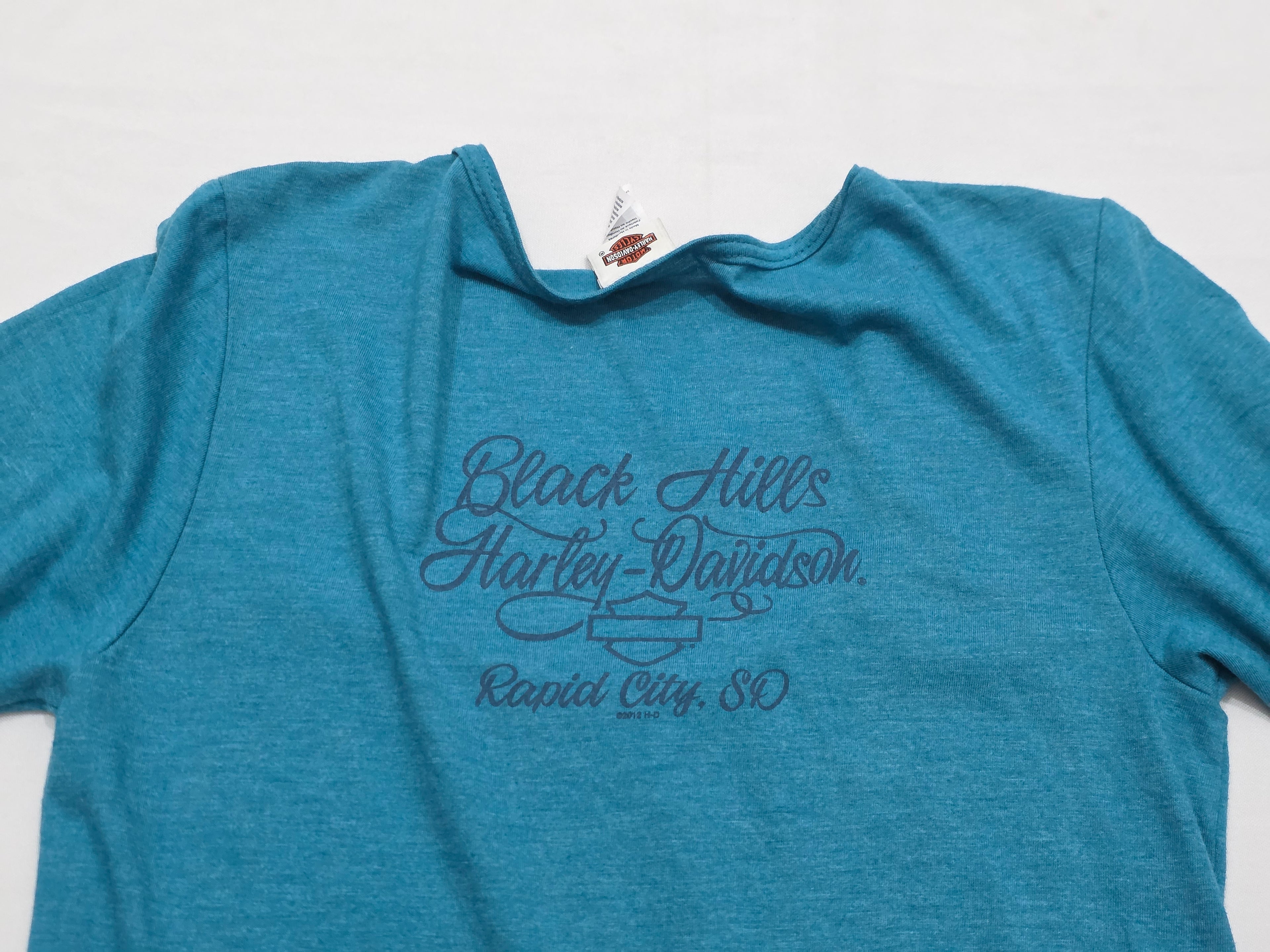 Playera Harley Davidson 2016 Mujer Chica Azul Petróleo