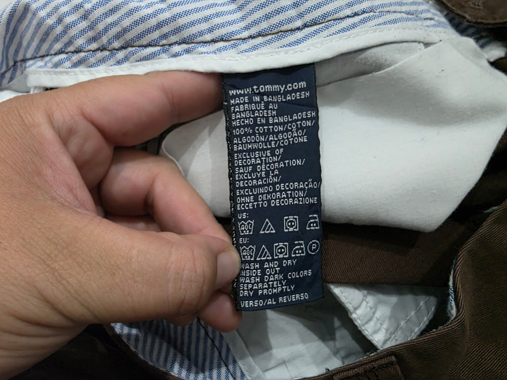 Bermuda Tommy Hilfiger De Mujer Talla 6 Color Cafe