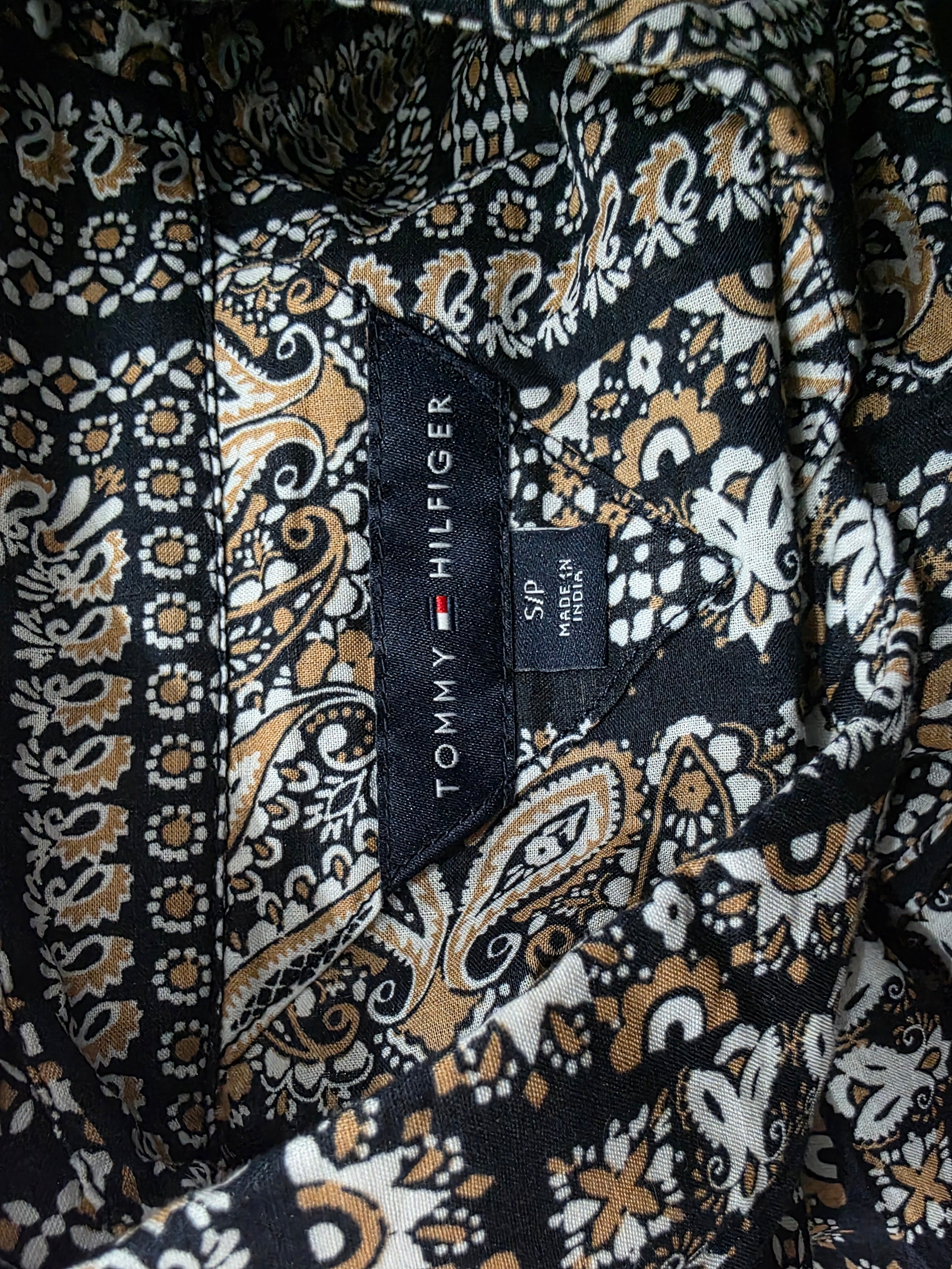 Blusa Tommy Hilfiger Mujer Chica Color Negro/ Cafe Figuras