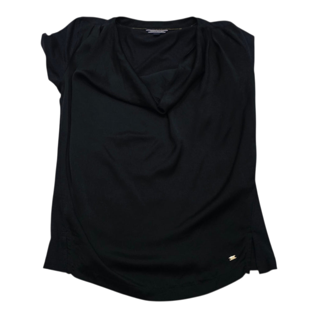 Blusa Tommy Hilfiger De Mujer Talla Chica Cuello Drapeado