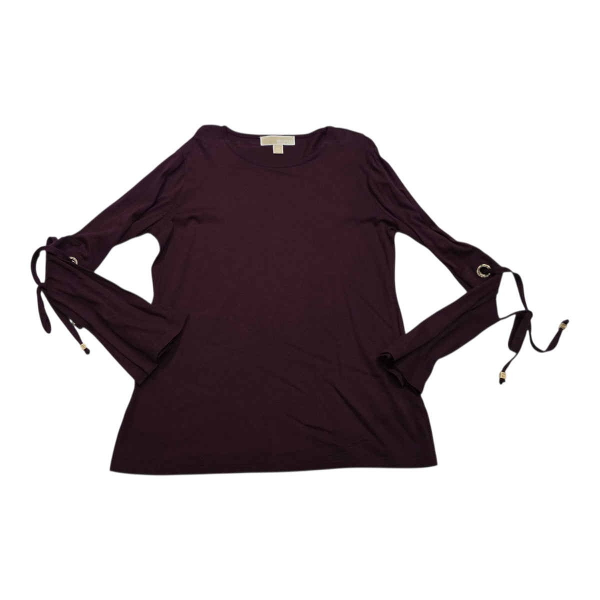 Blusa Michael Kors Mujer Chica Color Vino Manga Larga