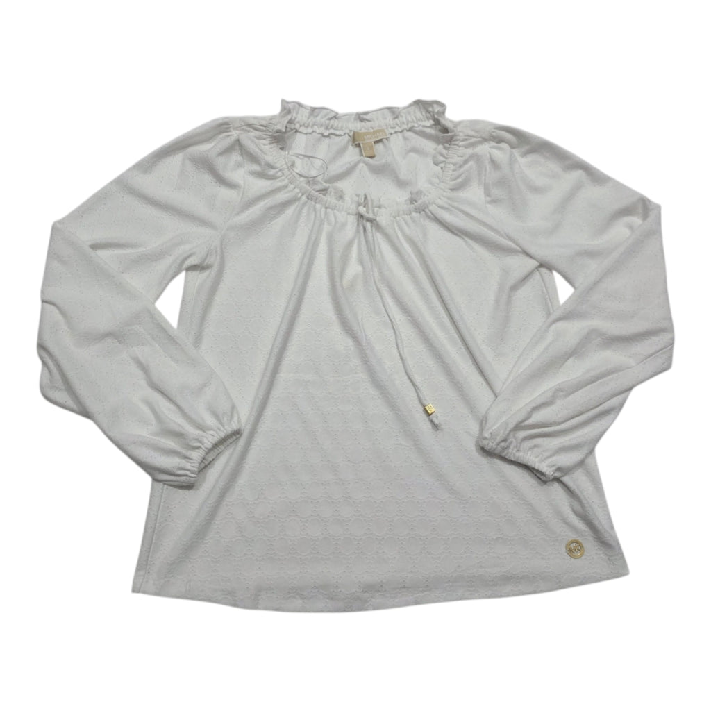 Blusa Michael Kors Mujer Chica Cuello Ajustable Blanca