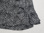 Falda Michael Kors Animal Print Gris Talla Chica