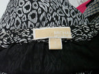 Falda Michael Kors Animal Print Gris Talla Chica