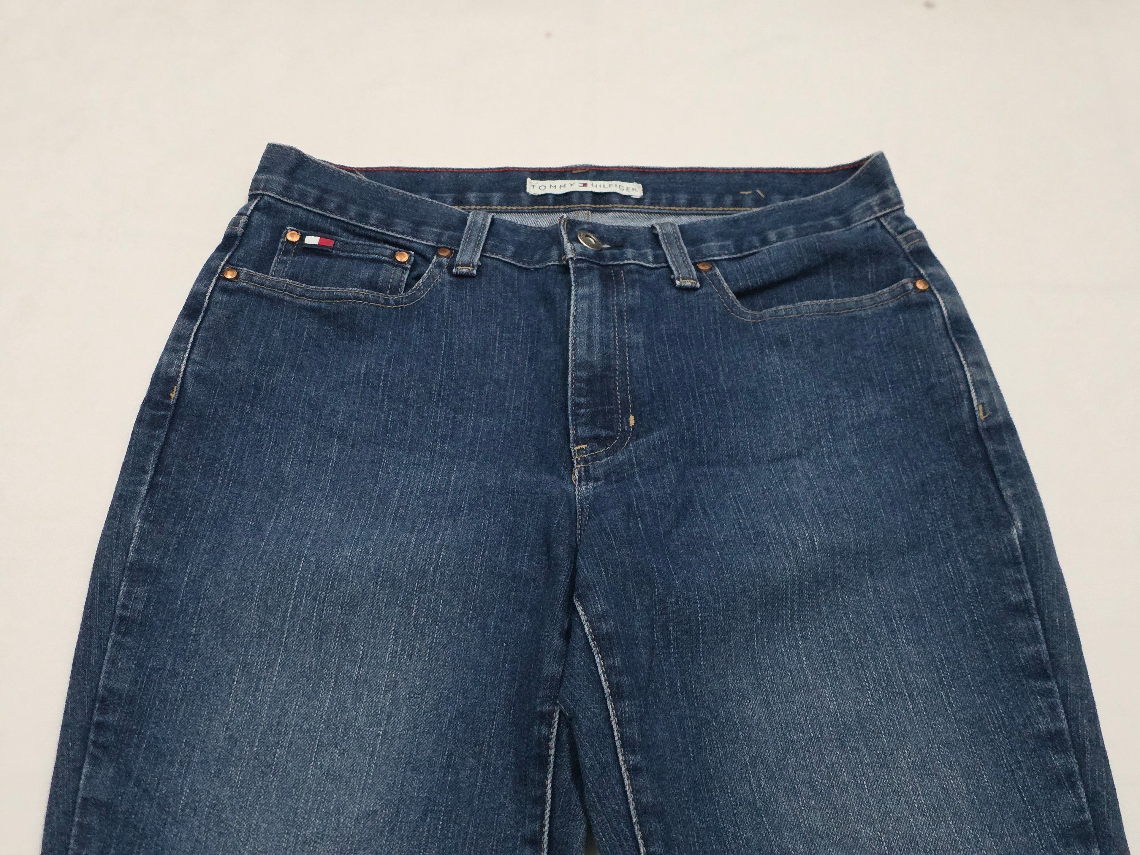 Pantalon Tommy Hilfiger De Mujer Talla 6 De Mezclilla