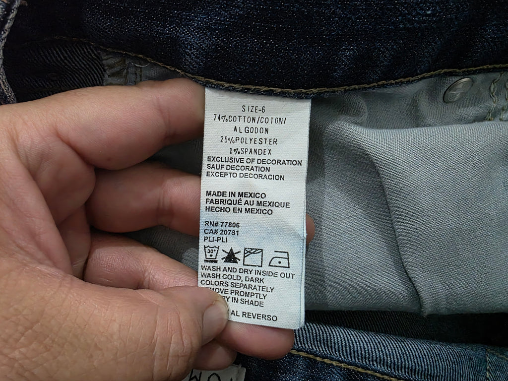 Pantalon Tommy Hilfiger De Mujer Talla 6 De Mezclilla
