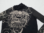 Playera Harley Davidson Mujer Chica Manga Larga Color Negro