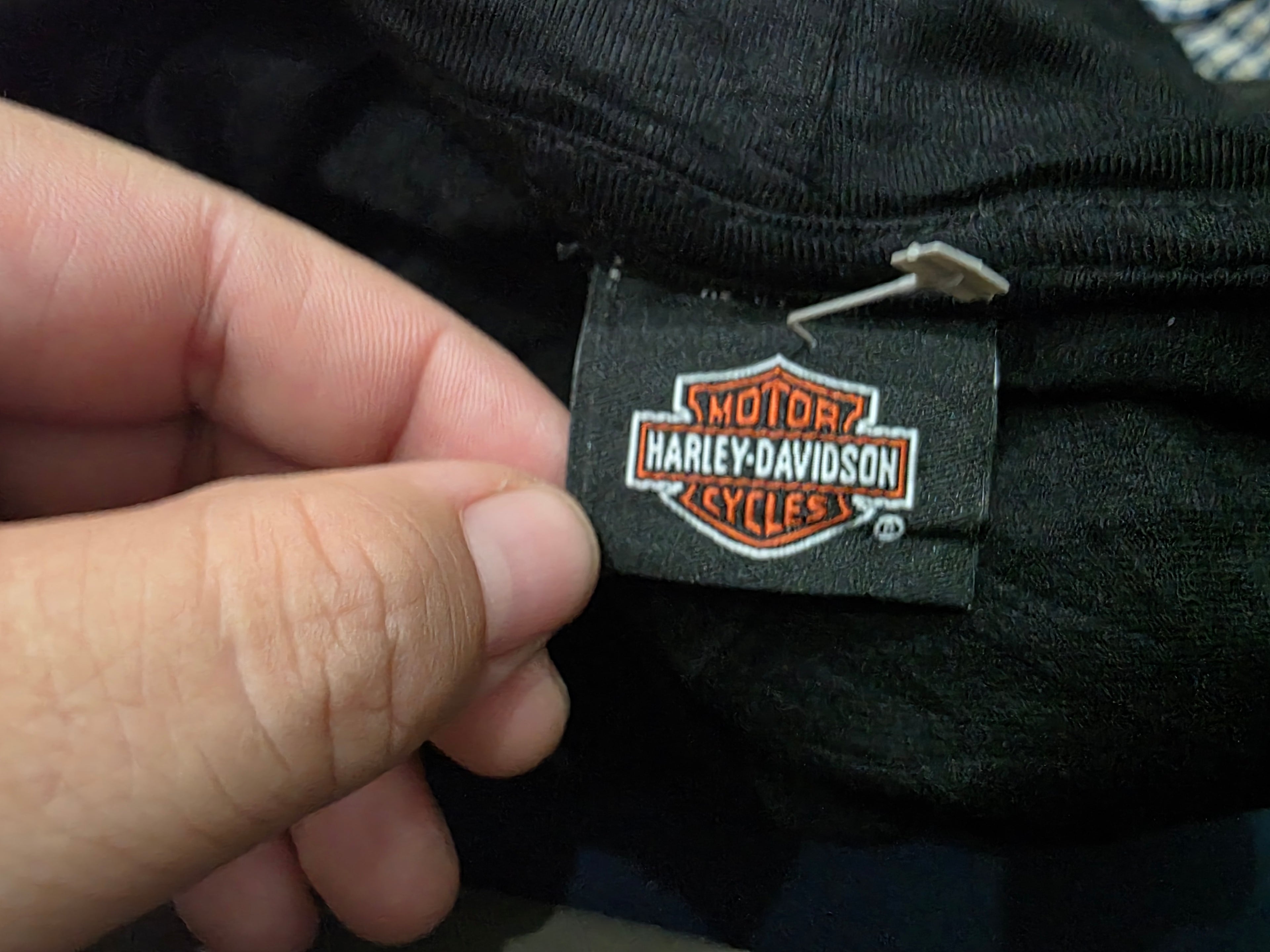 Playera Harley Davidson Mujer Chica Manga Larga Color Negro