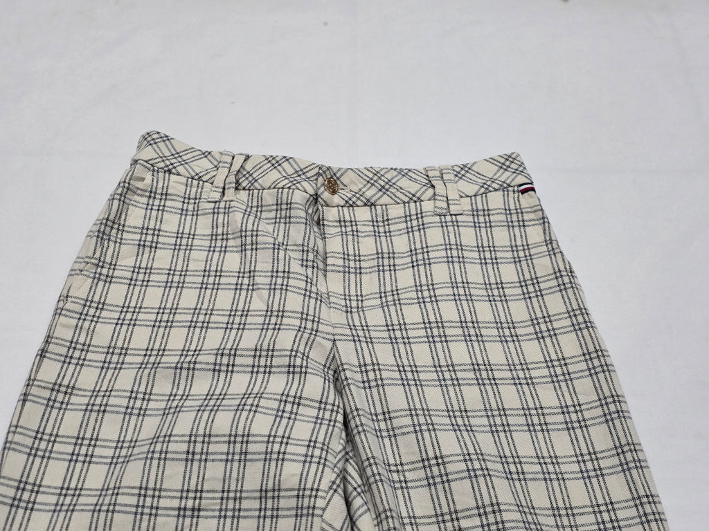 Pantalon Tommy Hilfiger De Mujer Talla Chica Color Crema