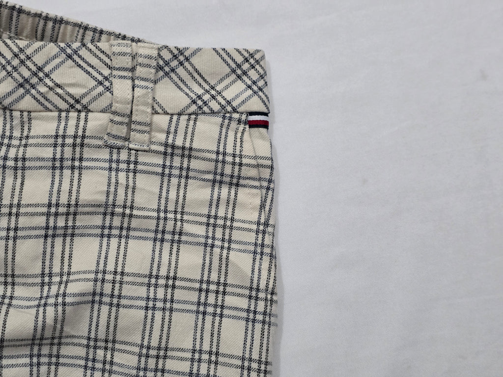 Pantalon Tommy Hilfiger De Mujer Talla Chica Color Crema