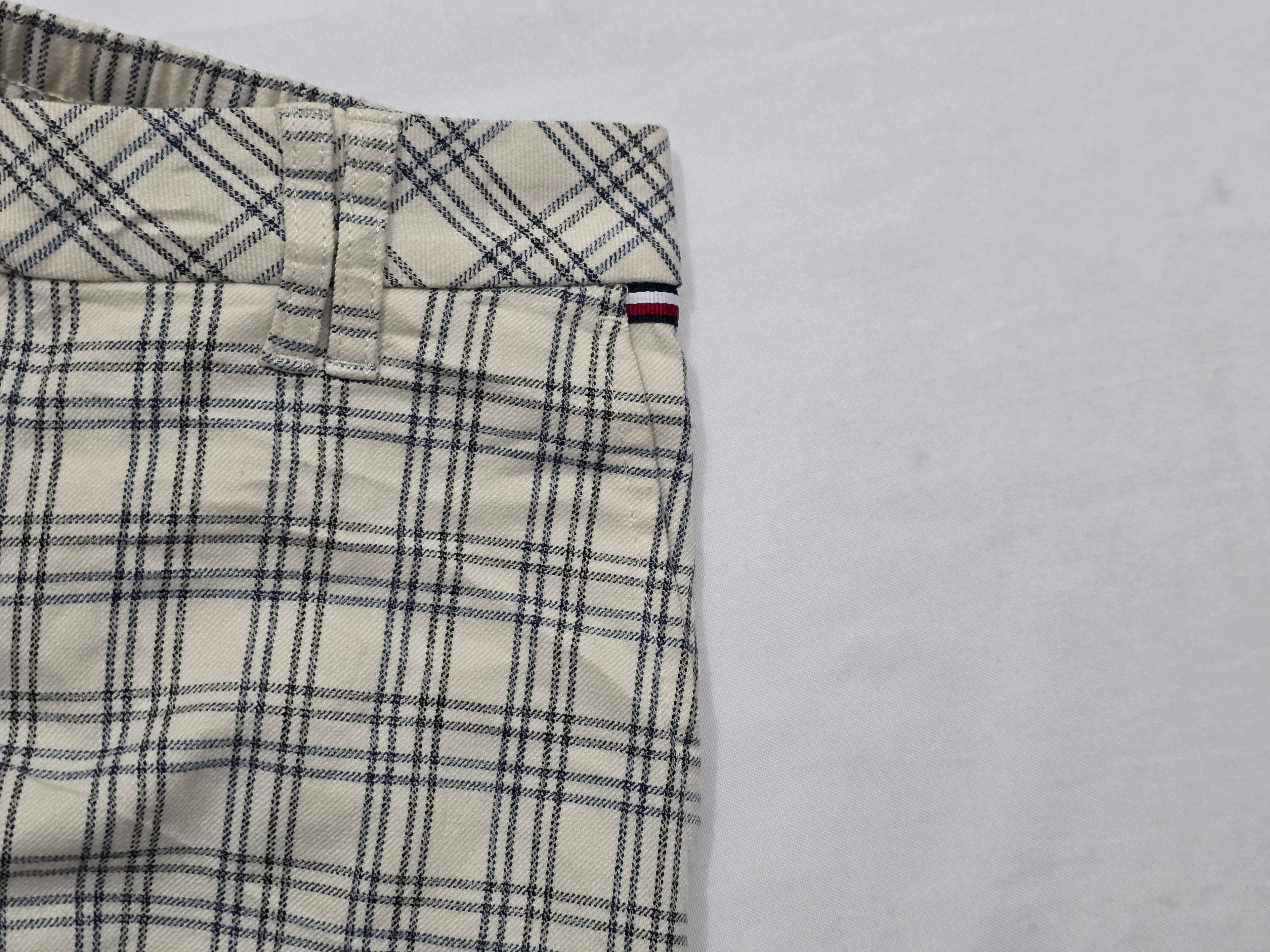 Pantalon Tommy Hilfiger De Mujer Talla Chica Color Crema