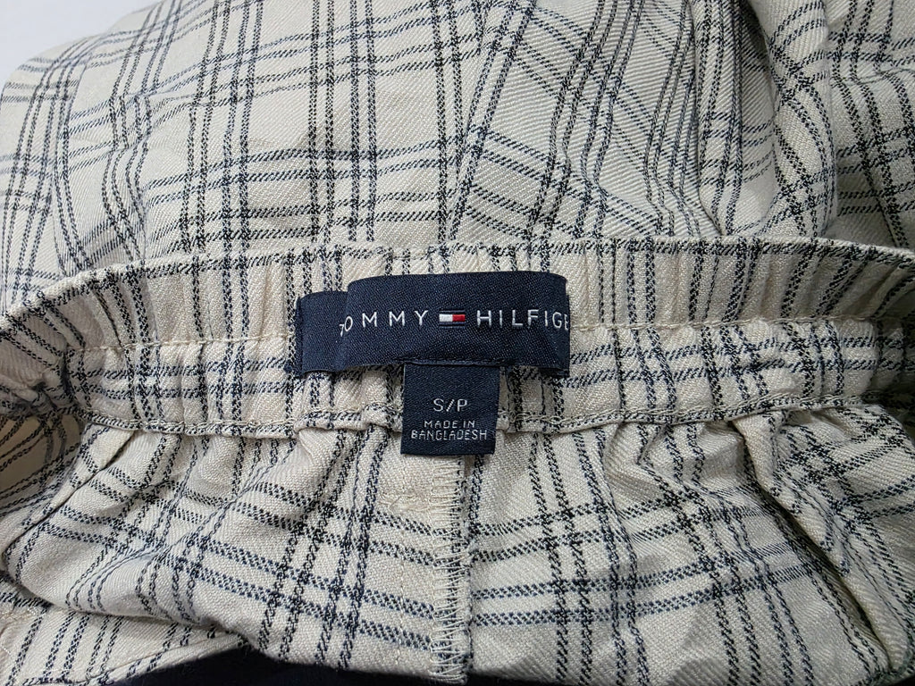 Pantalon Tommy Hilfiger De Mujer Talla Chica Color Crema