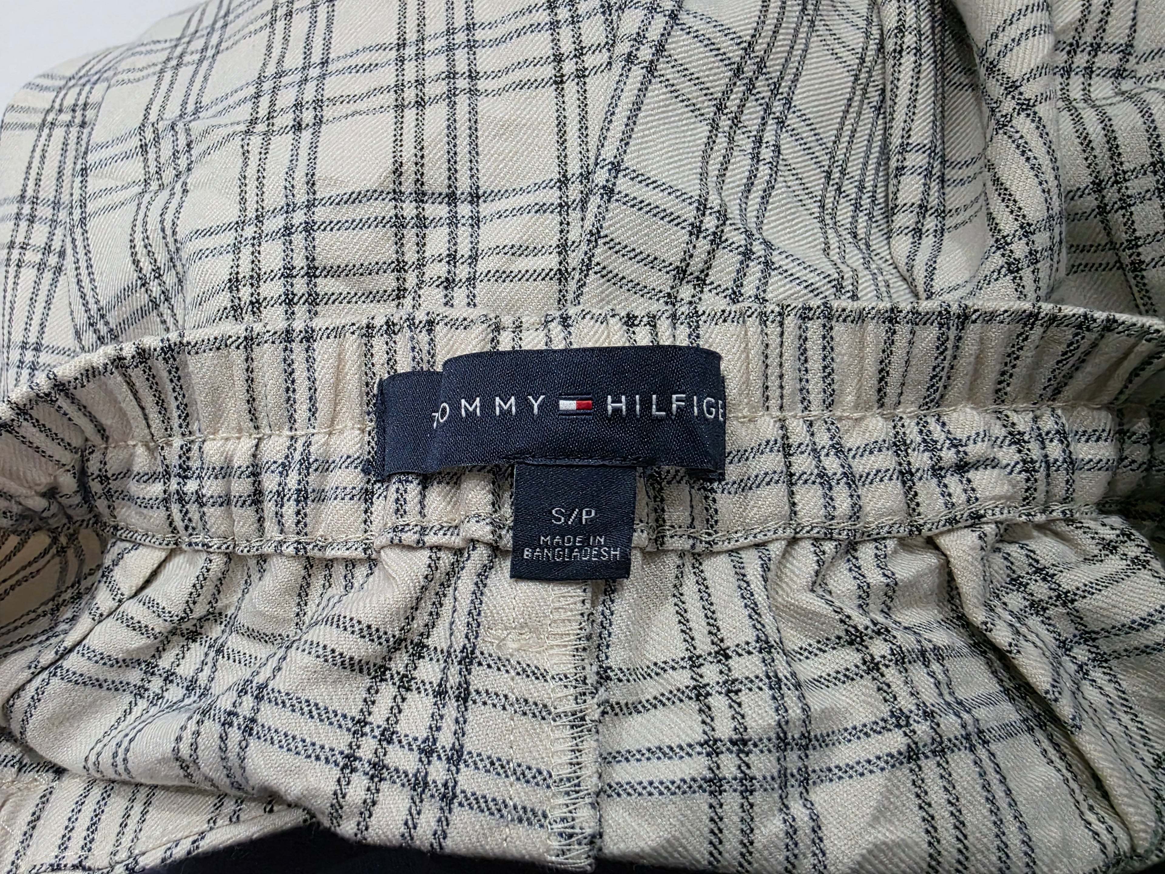 Pantalon Tommy Hilfiger De Mujer Talla Chica Color Crema
