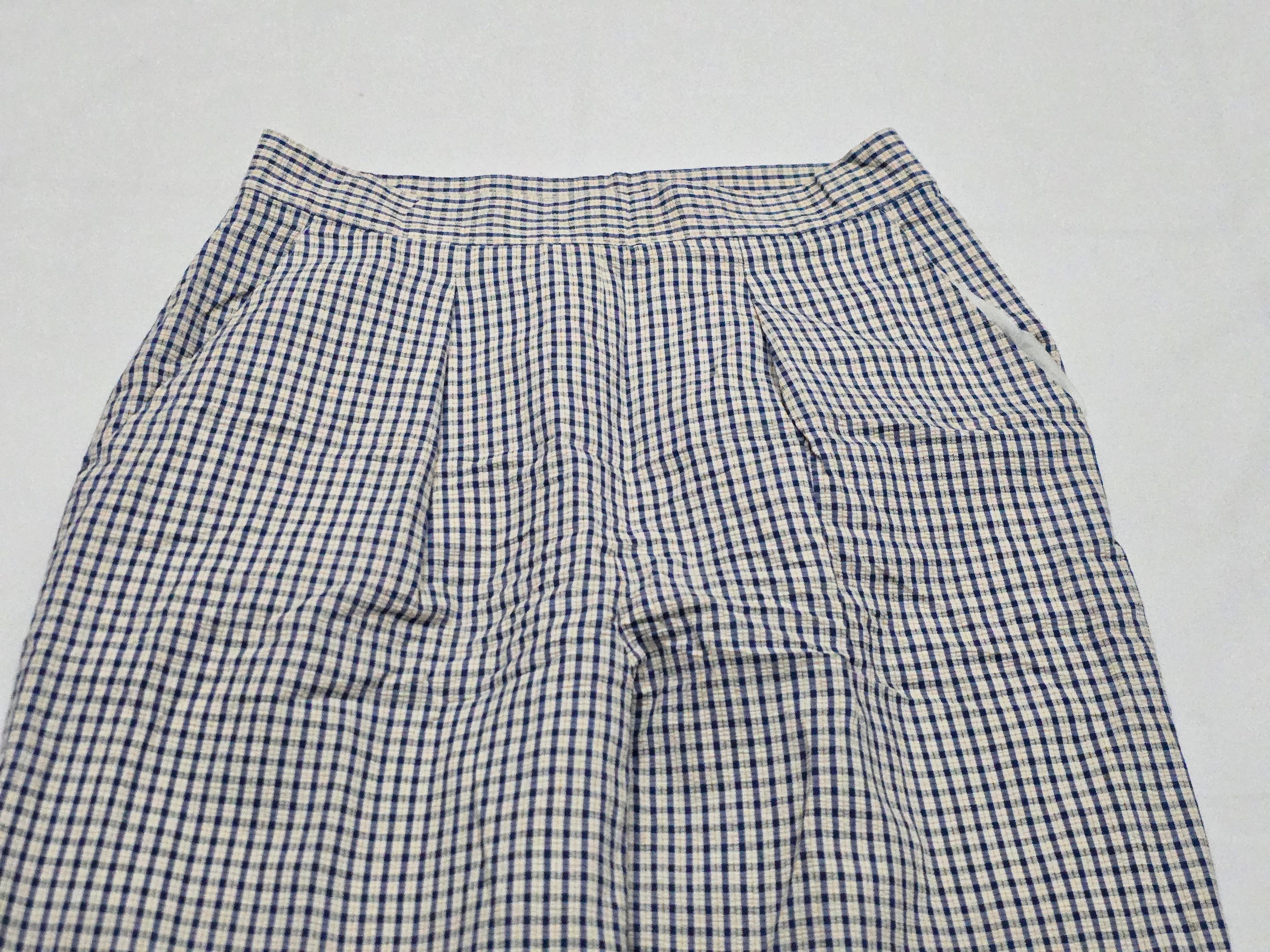 Pantalon Ralph Lauren Talla 6 Azul/amarillo A Cuadros