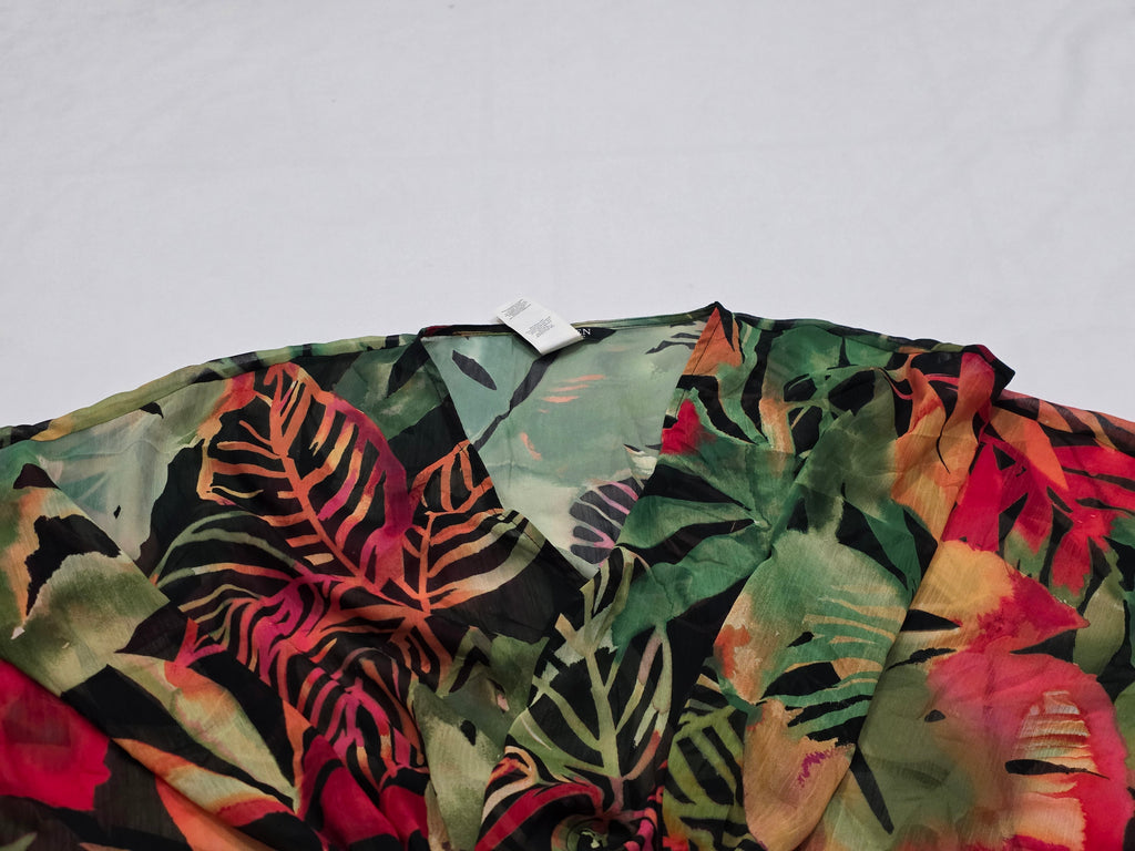 Vestido Playera Ralph Lauren Verde/rojo Talla S/ M