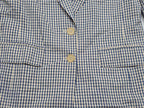 Blazer Ralph Lauren Mujer 4 Color Azul/amarillo A Cuadros