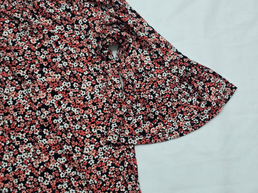 Blusa Michael Kors De Mujer Talla Mediana Floreada Amplia