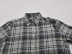 Camisa Ralph Lauren Mujer Talla Mediana Color Gris A Cuadros