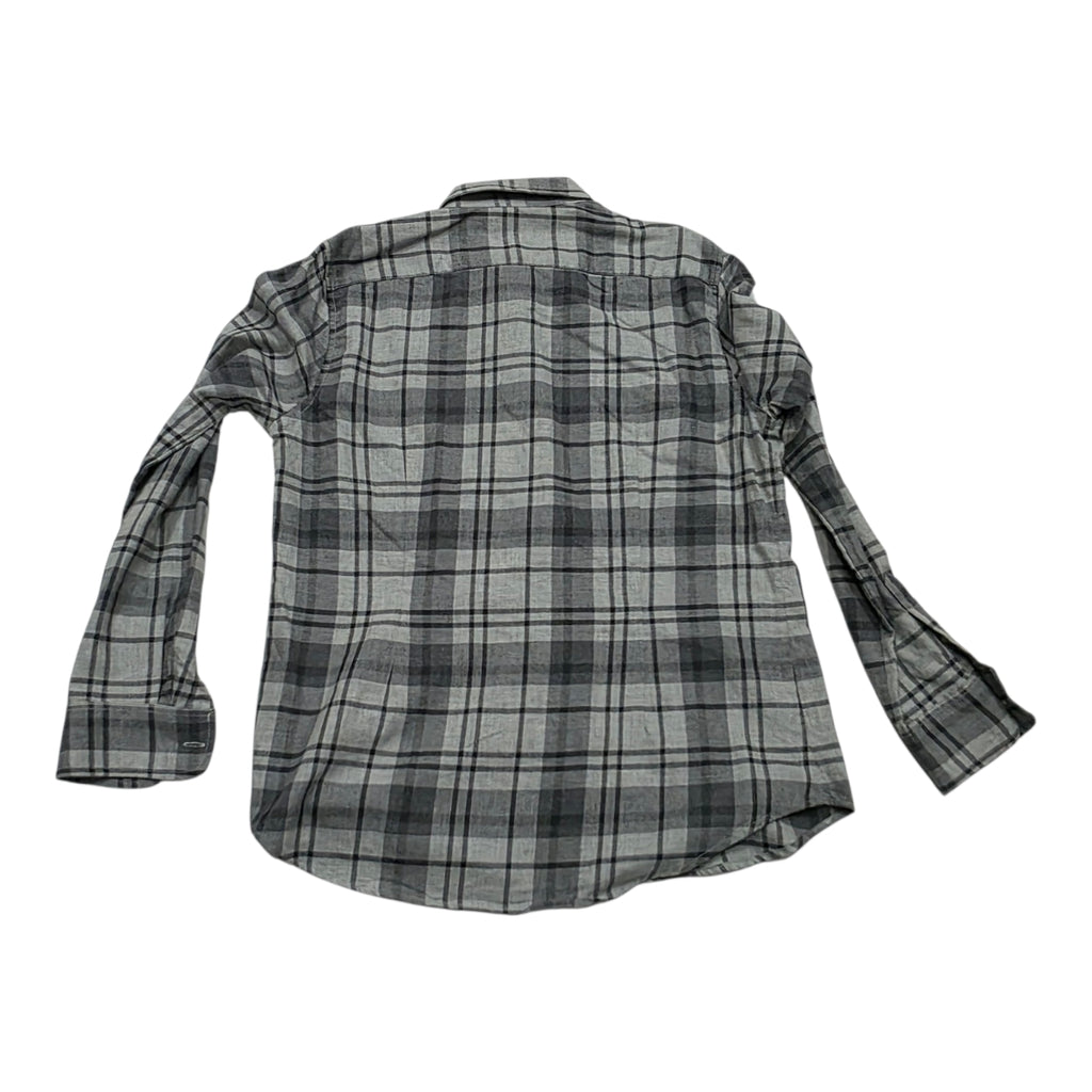 Camisa Ralph Lauren Mujer Talla Mediana Color Gris A Cuadros