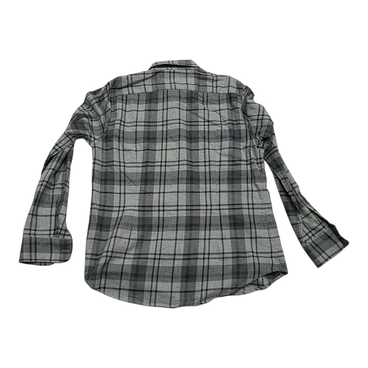 Camisa Ralph Lauren Mujer Talla Mediana Color Gris A Cuadros