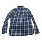 Blusa Tommy Hilfiger De Mujer Mediana Boton Azul/gris