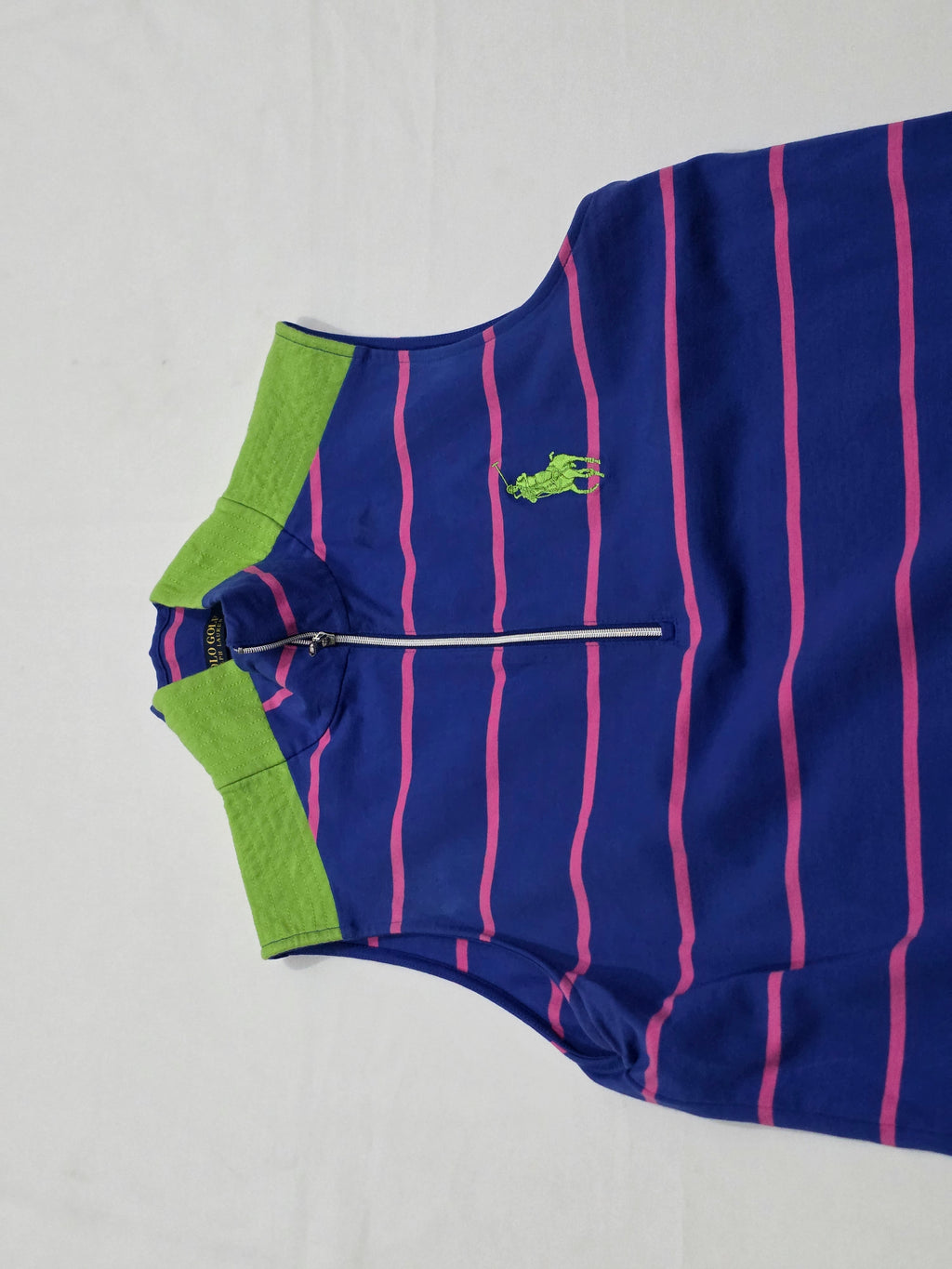 Playera Polo Golf Ralph Laurenmujer Talla Mediana Azul/rosa