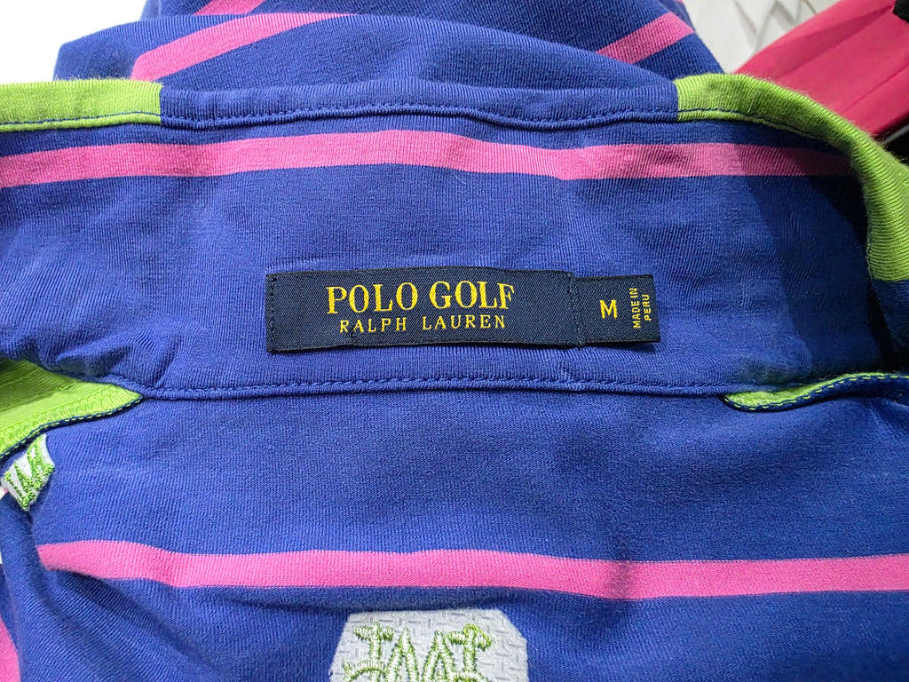 Playera Polo Golf Ralph Laurenmujer Talla Mediana Azul/rosa