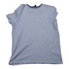 Playera Ralph Lauren Azul Rayas Mujer Mediana Manga Corta