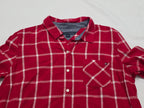 Camisa Tommy Hilfiger Mujer Mediana Roja/blanco A Cuadros (Usado)