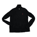 Sueter Ralph Lauren Sport Mujer Mediana Negro De Cierre