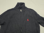 Sueter Ralph Lauren Sport Mujer Mediana Negro De Cierre