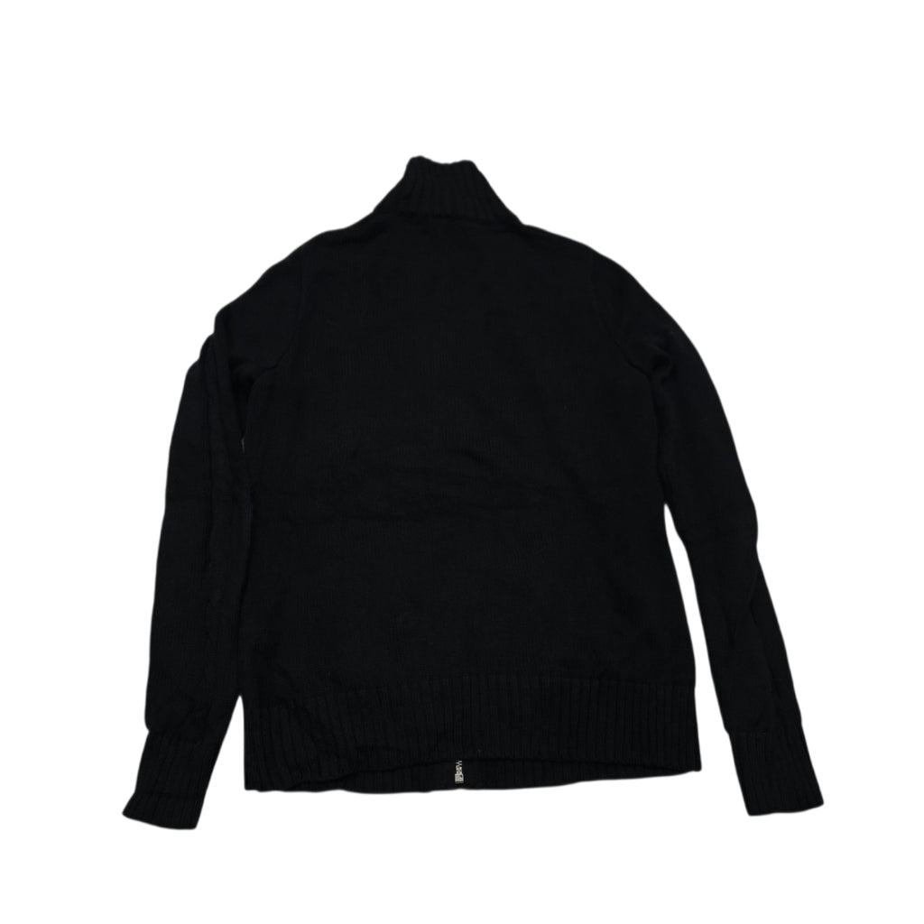 Sueter Ralph Lauren Sport Mujer Mediana Negro De Cierre
