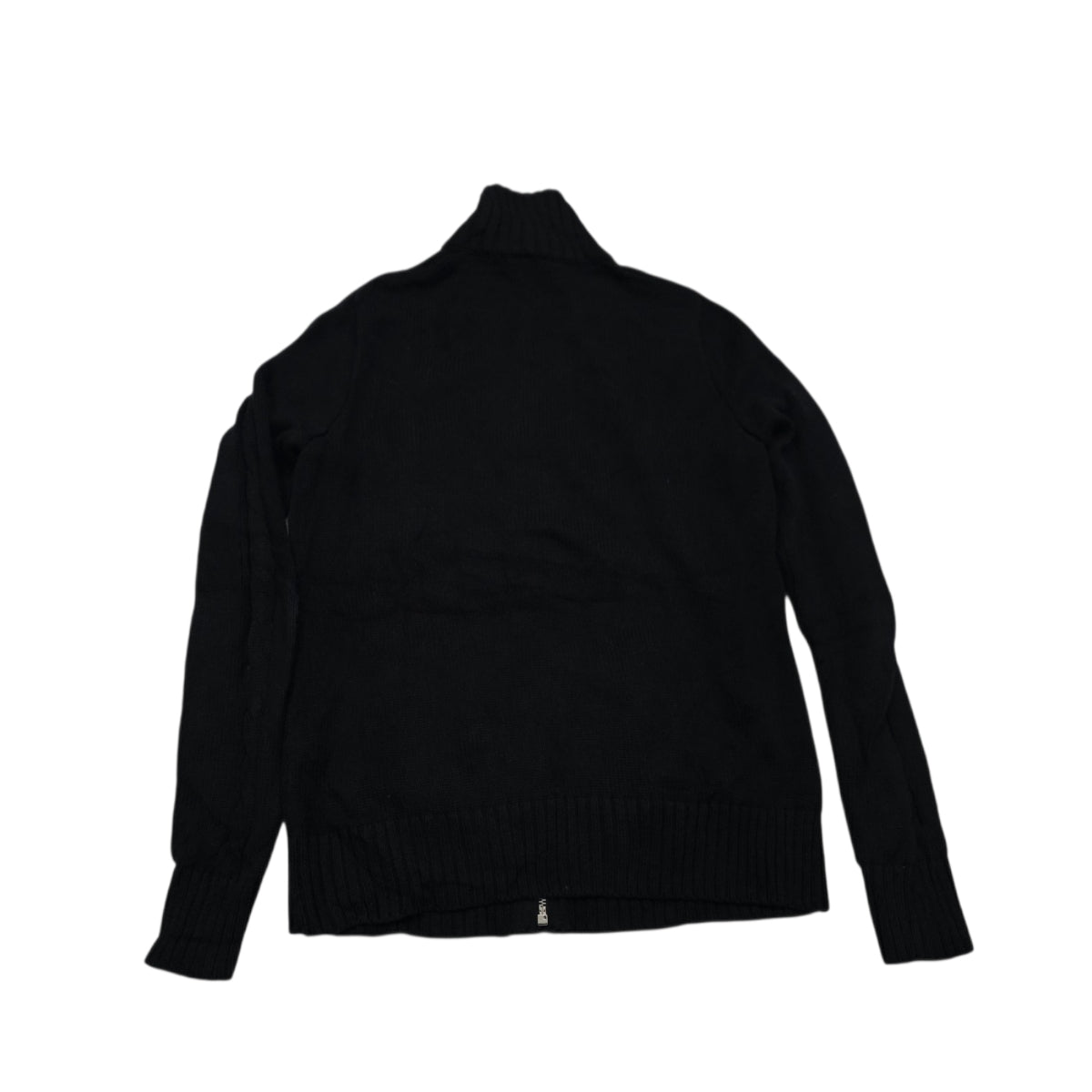 Sueter Ralph Lauren Sport Mujer Mediana Negro De Cierre
