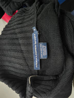 Sueter Ralph Lauren Sport Mujer Mediana Negro De Cierre