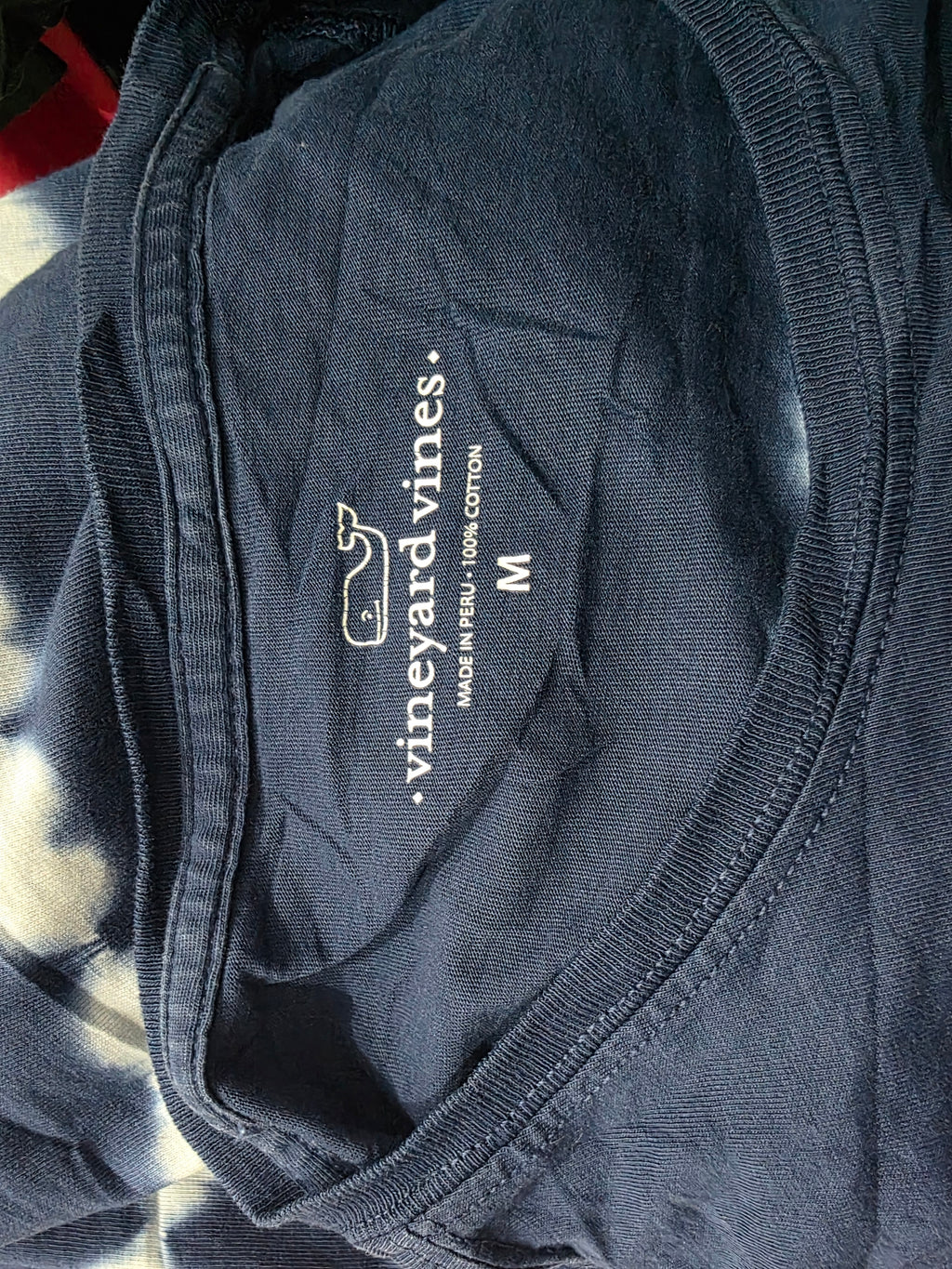 Playera Vineyard Vines Mujer Mediana Azul Marino Manga Larga
