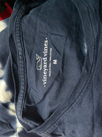 Playera Vineyard Vines Mujer Mediana Azul Marino Manga Larga
