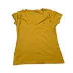 Playera Tommy Hilfiger Mujer Mediana Amarilla Manga Corta