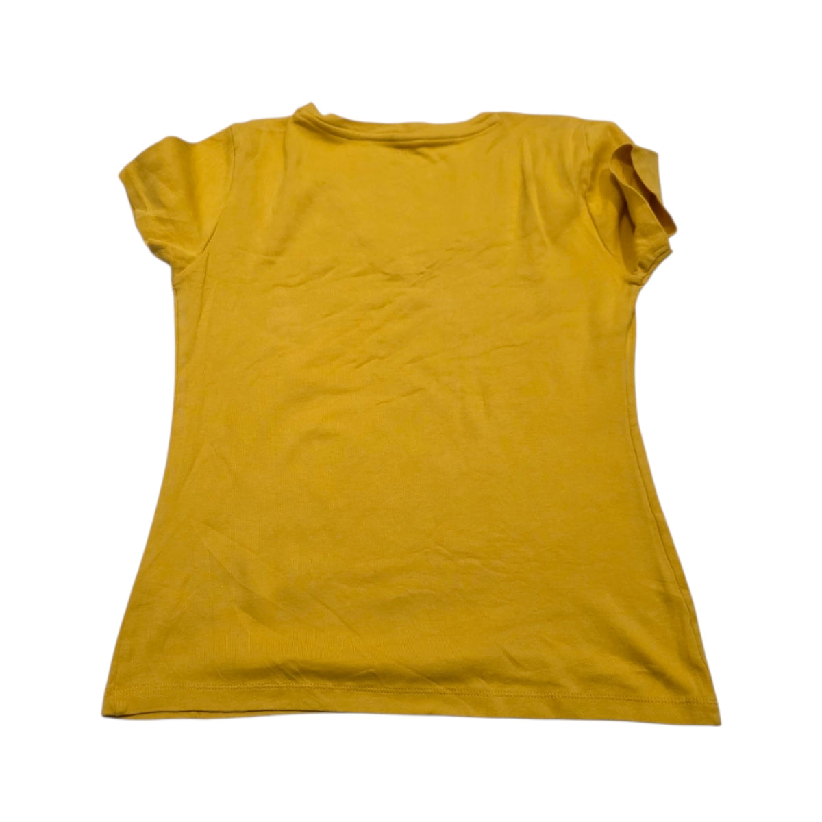 Playera Tommy Hilfiger Mujer Mediana Amarilla Manga Corta