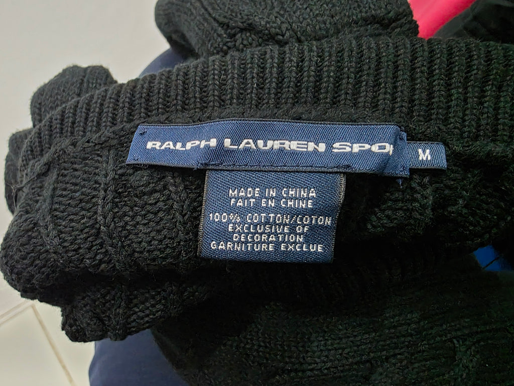 Blusa Turtle Neck Maga Corta Ralph Lauren Negromujer Mediana