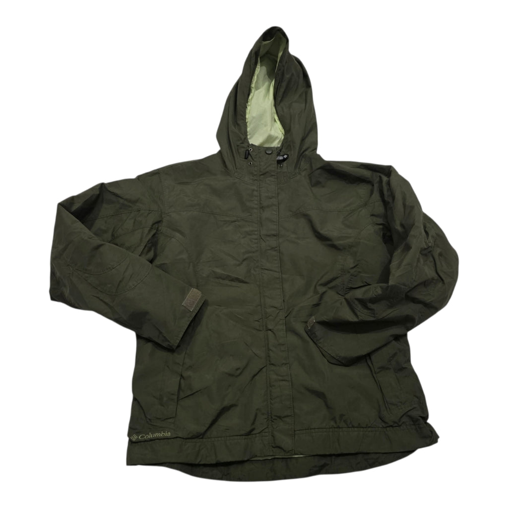 Chamarra Columbia De Mujer Talla Mediana Color Verde