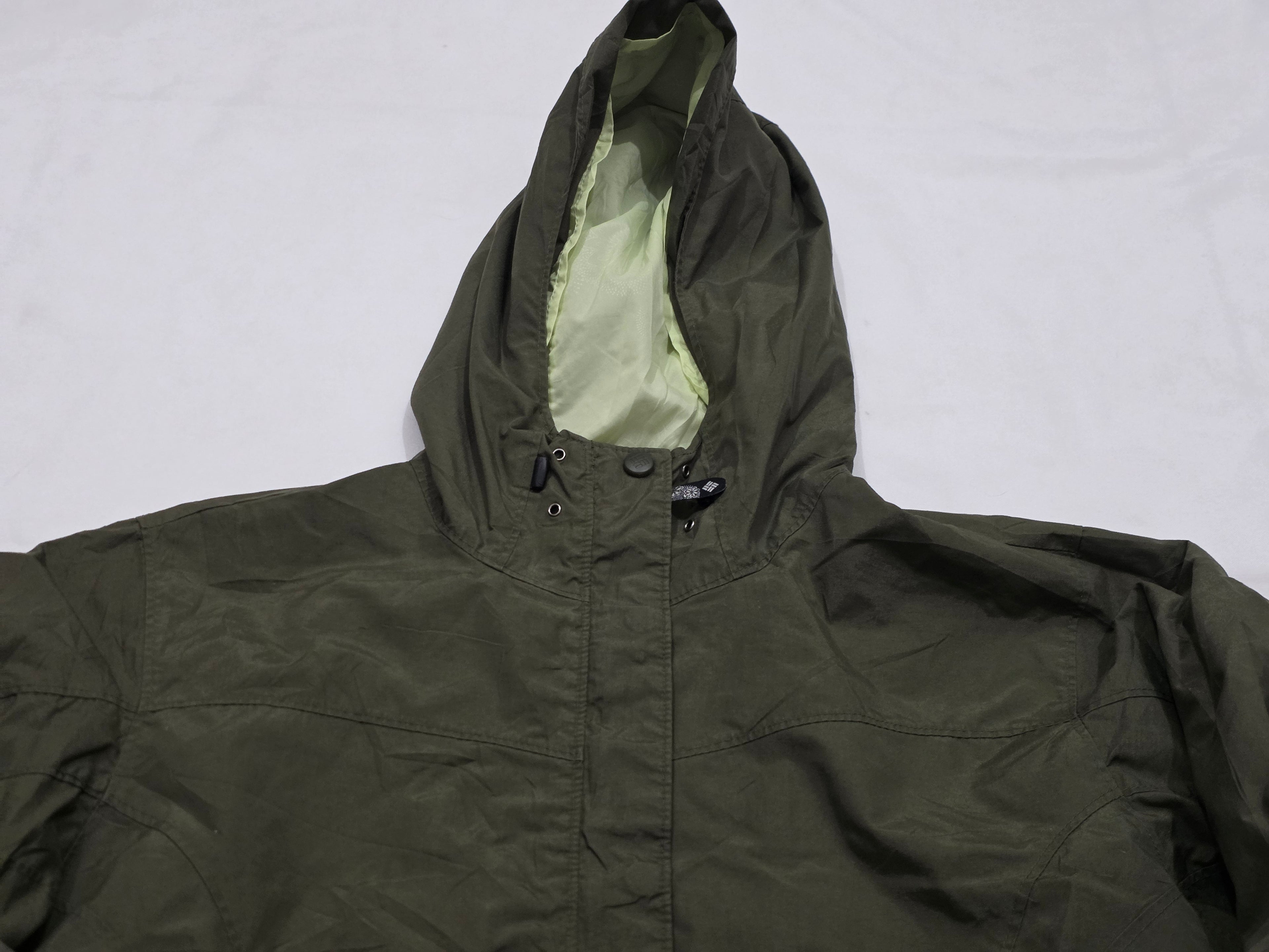 Chamarra Columbia De Mujer Talla Mediana Color Verde