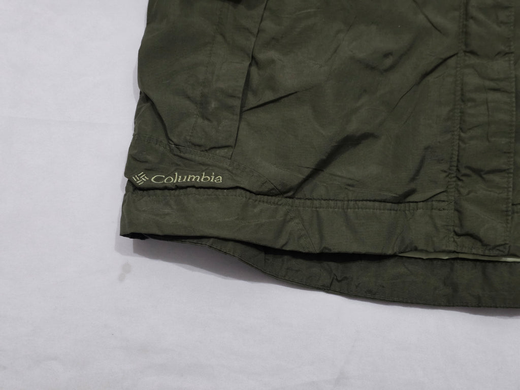 Chamarra Columbia De Mujer Talla Mediana Color Verde